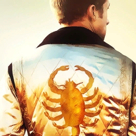 Ryan Gosling Scorpion Jacket - Drive (2011) Faceplate