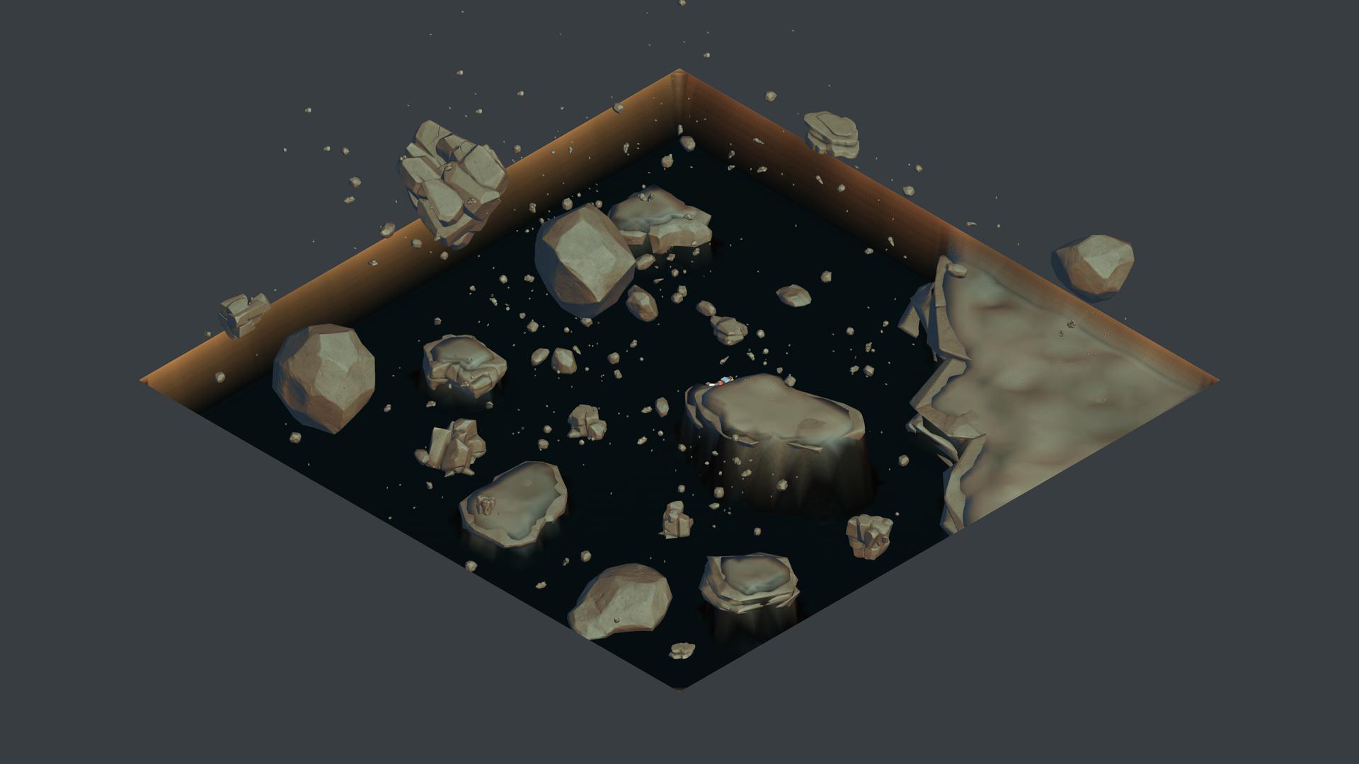 asteroid field