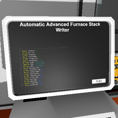 Automatic Advanced Furnace Stack Writer
