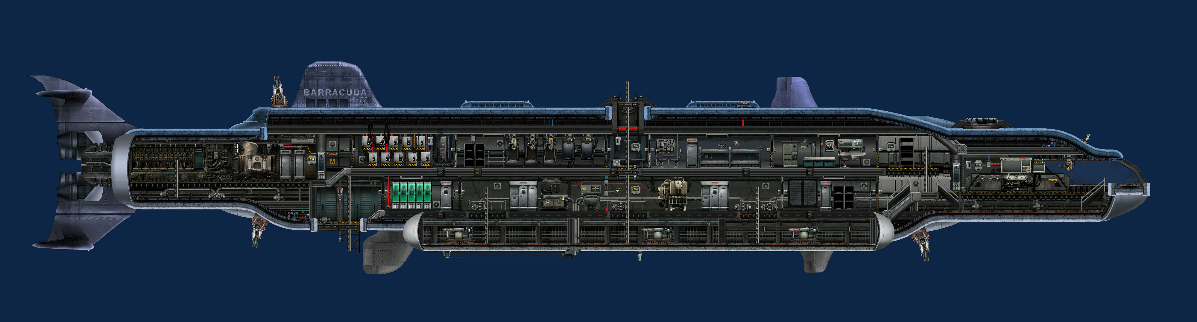 Barracuda H-77 – Barotrauma Mod