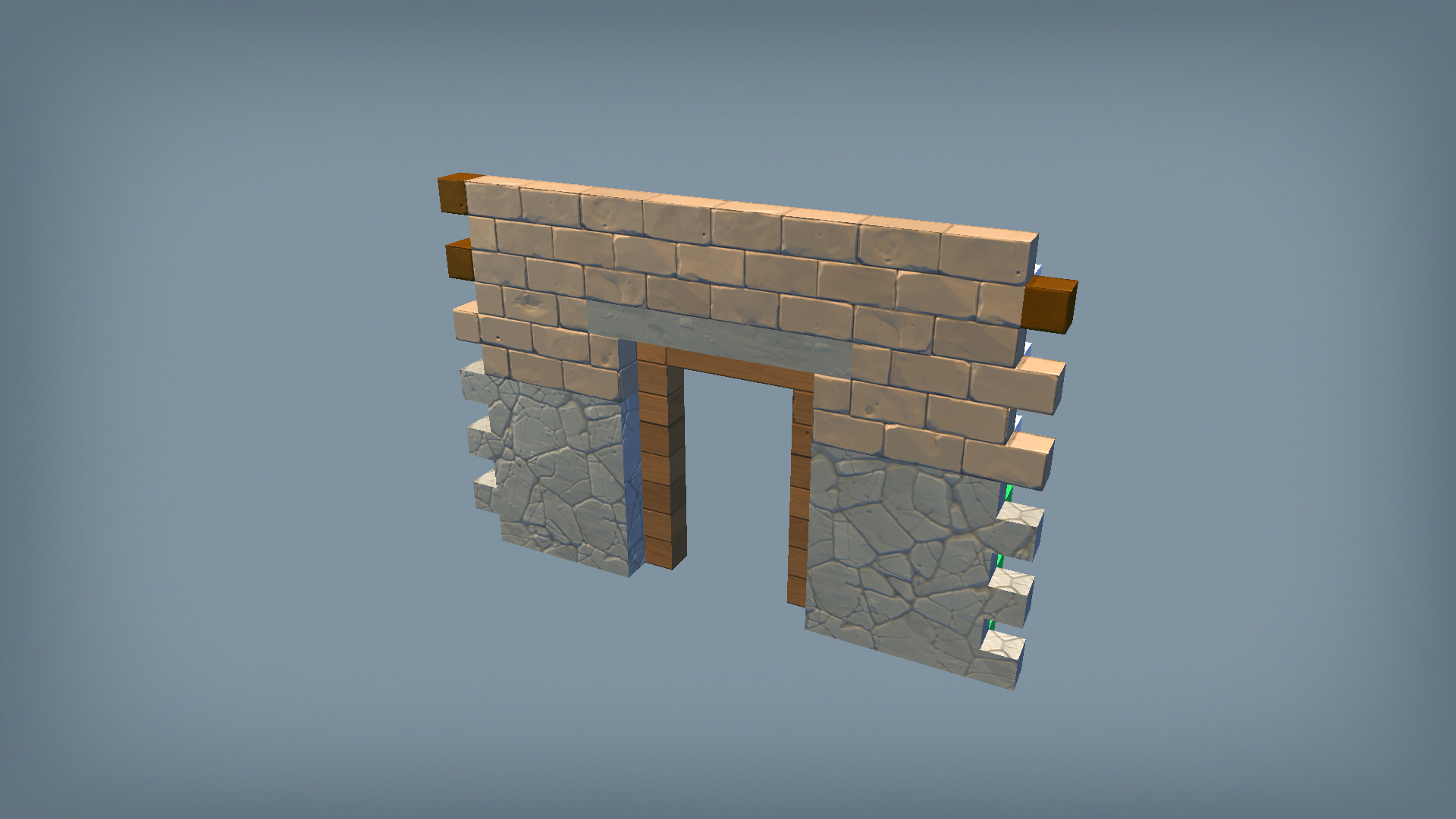 HB Wall mid door 2