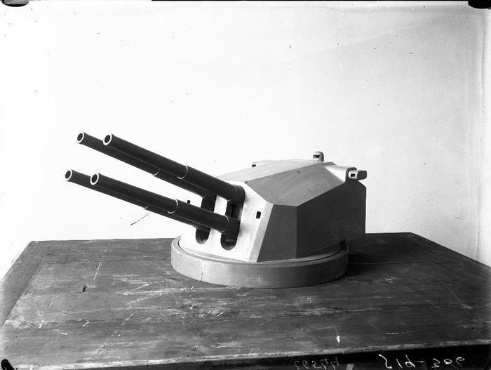 quad stack 381mm turret