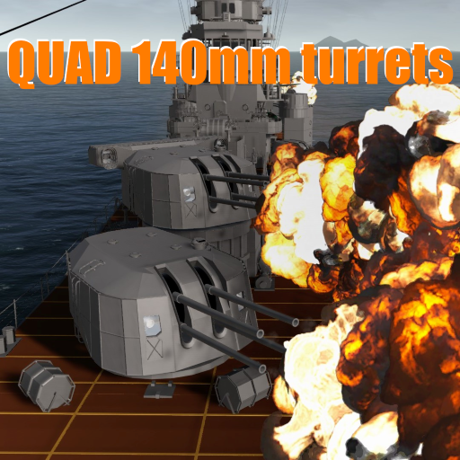 140mm quad turret