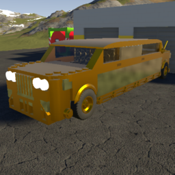 Gold/silver changing limousine