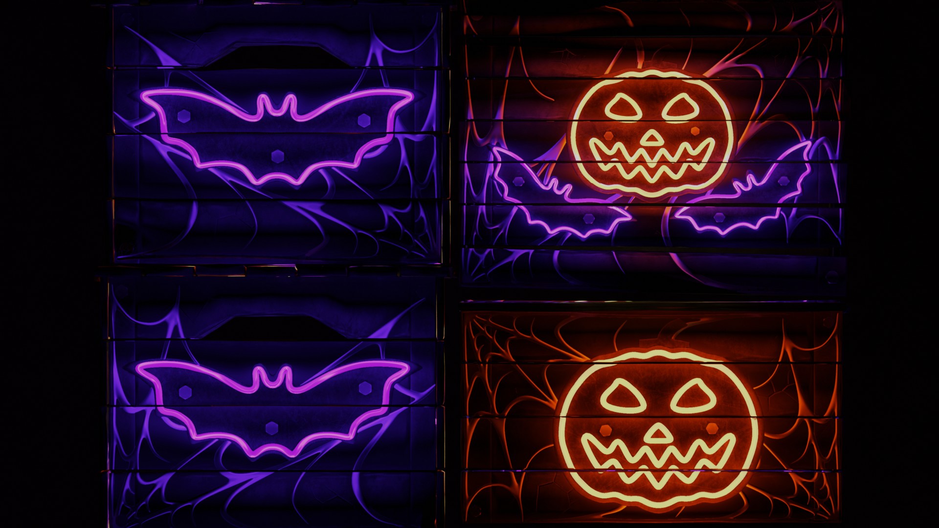Spooky Neon Small Box