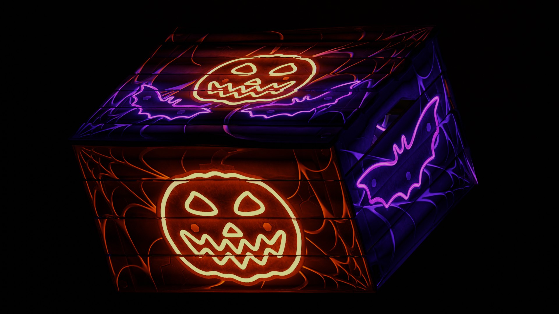 Spooky Neon Small Box