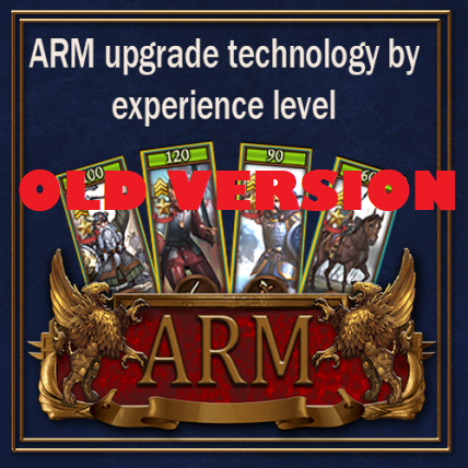 ---OLD VERSION--- ARM upgrade technology by experience level.