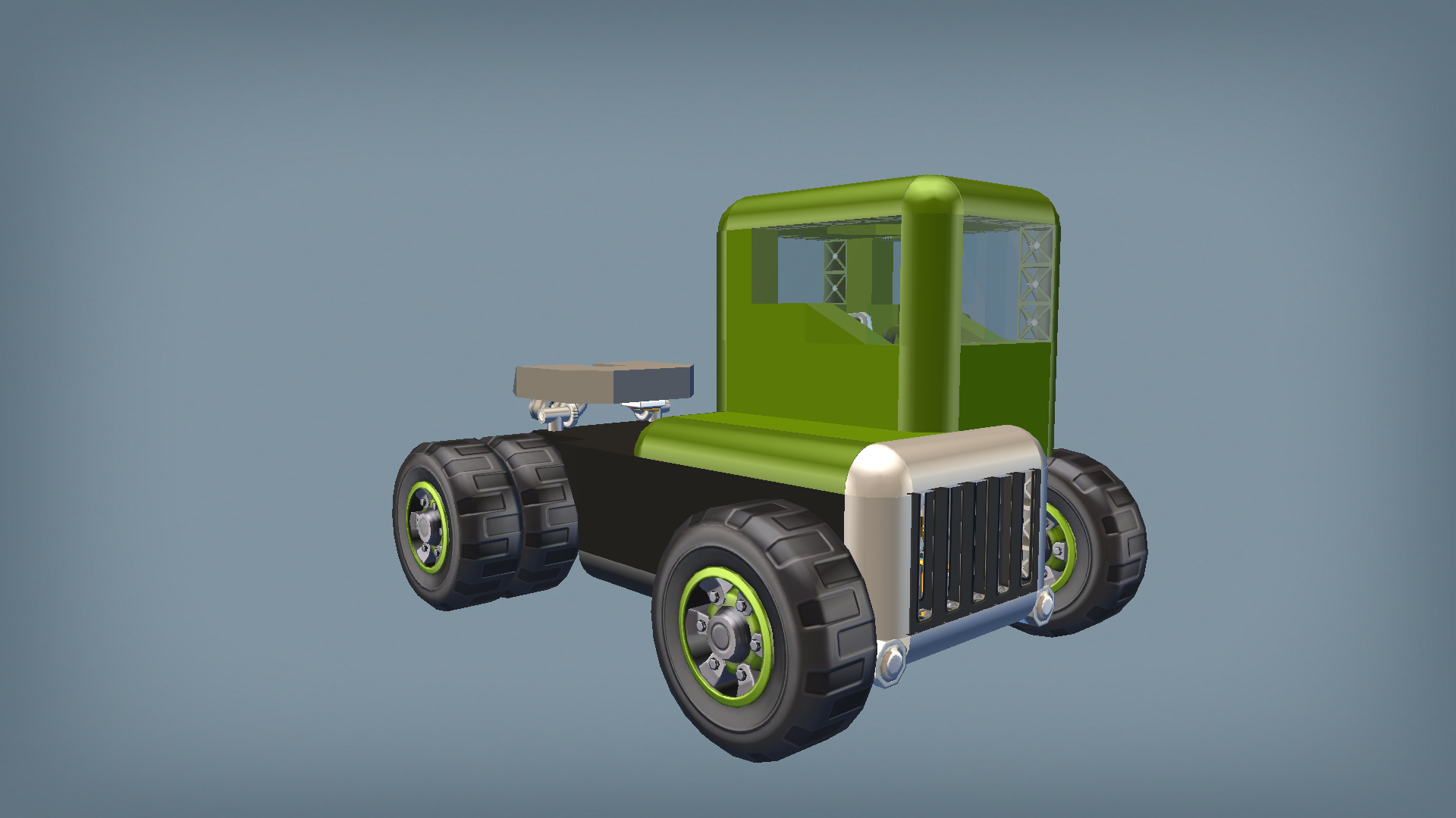 Service truck rotor piston engine
