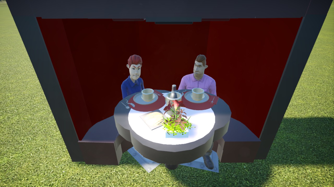 restaurant or club booth by Cheers!