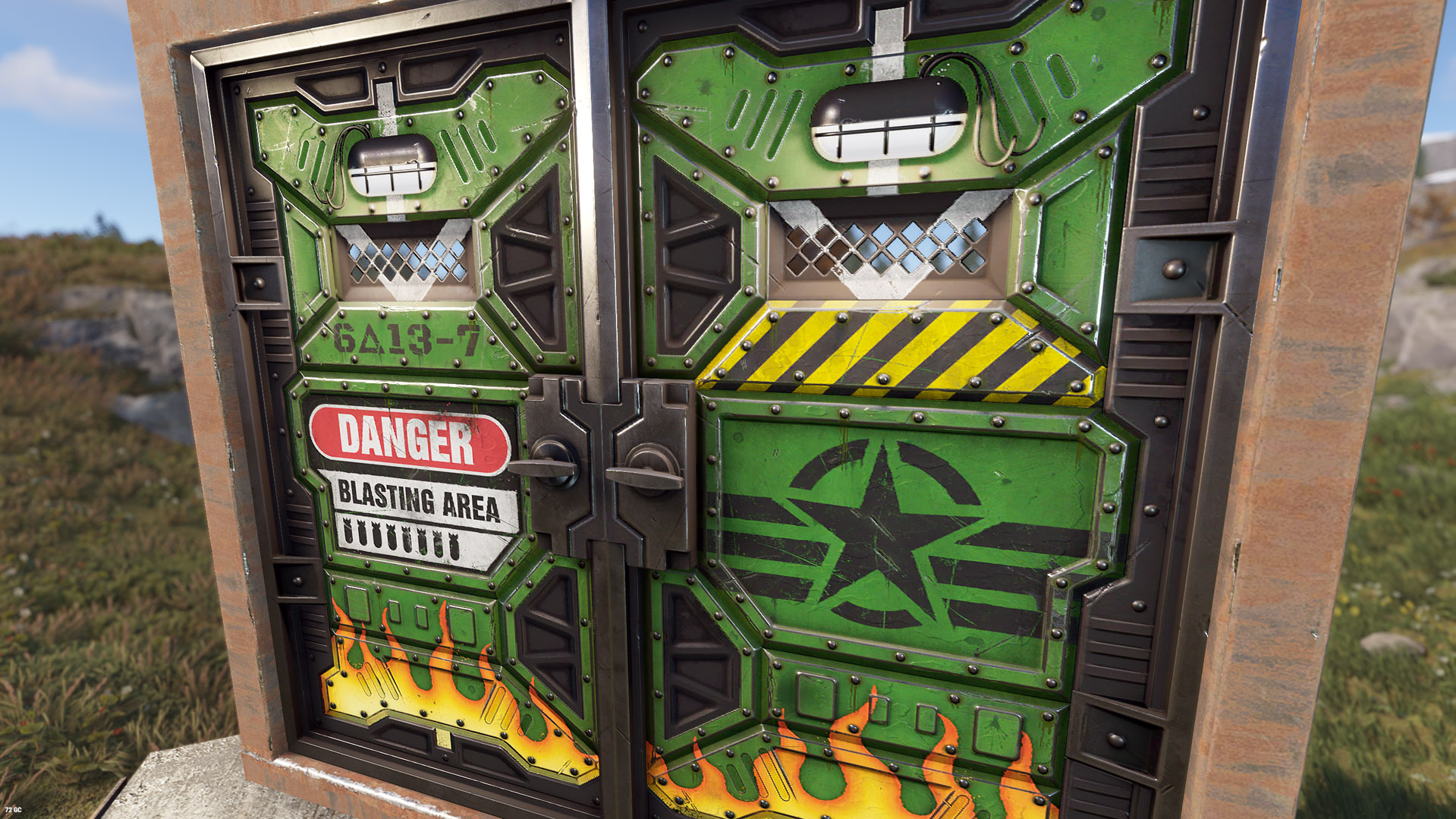 Bombshell Double Armored Door