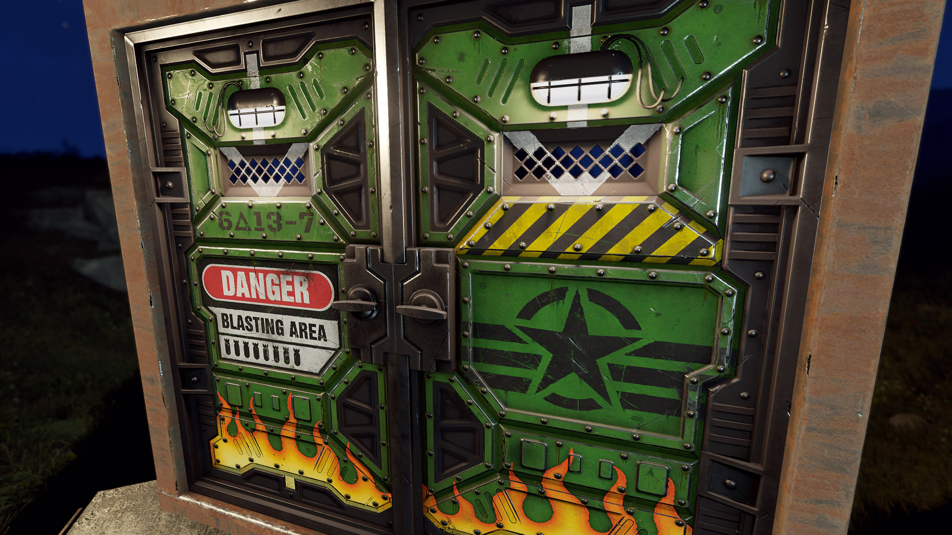 Bombshell Double Armored Door