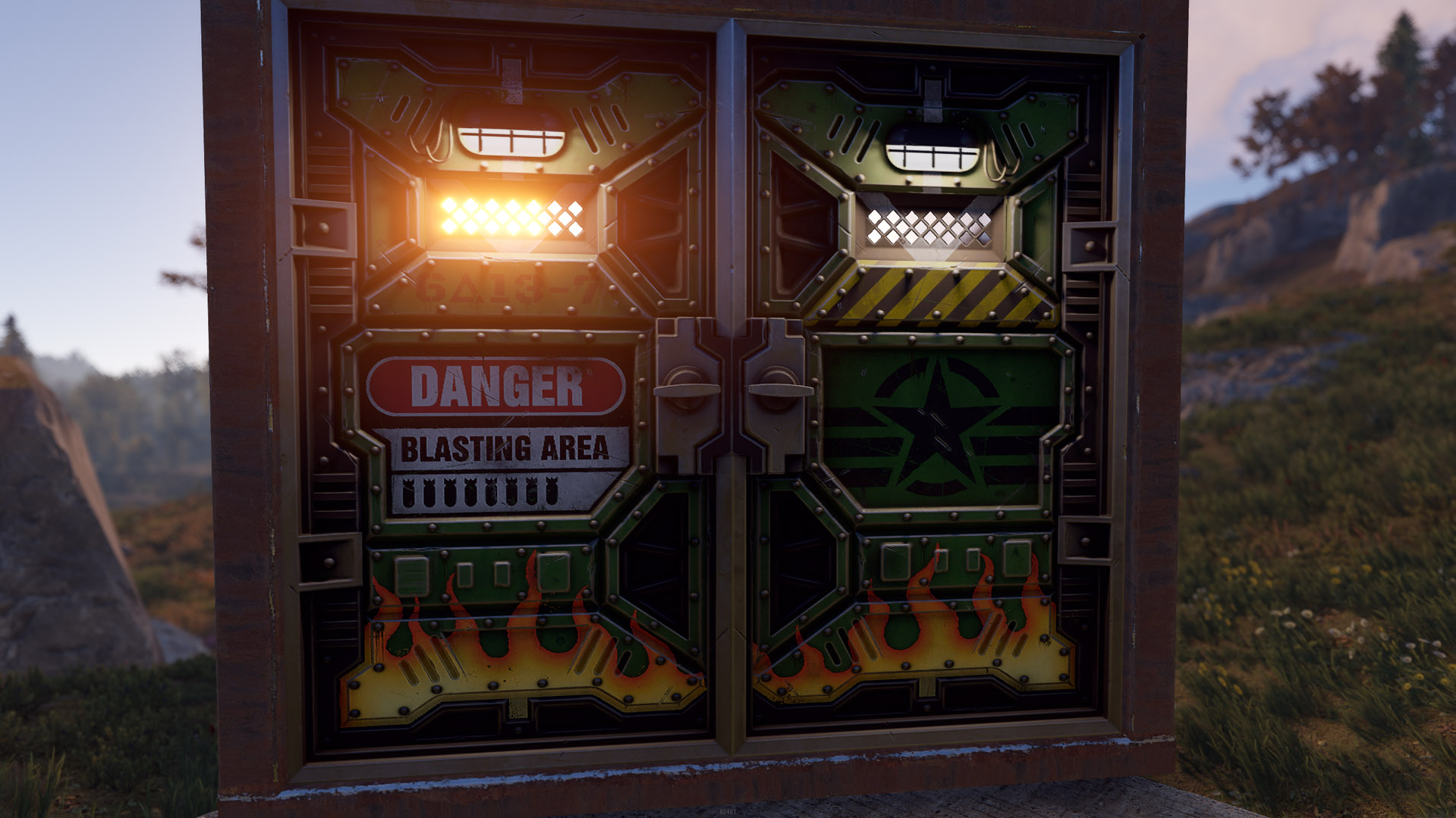 Bombshell Double Armored Door