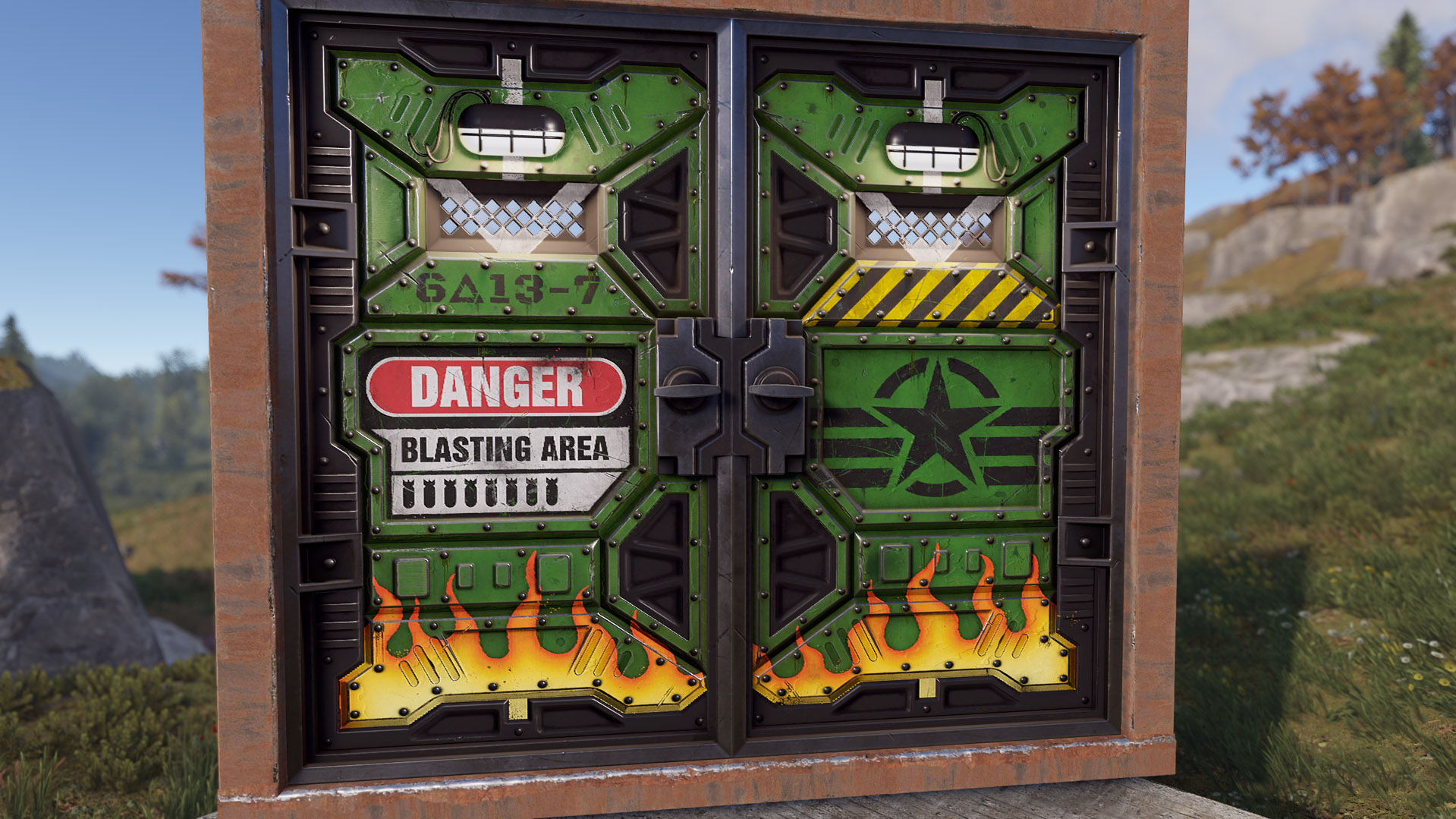 Bombshell Double Armored Door