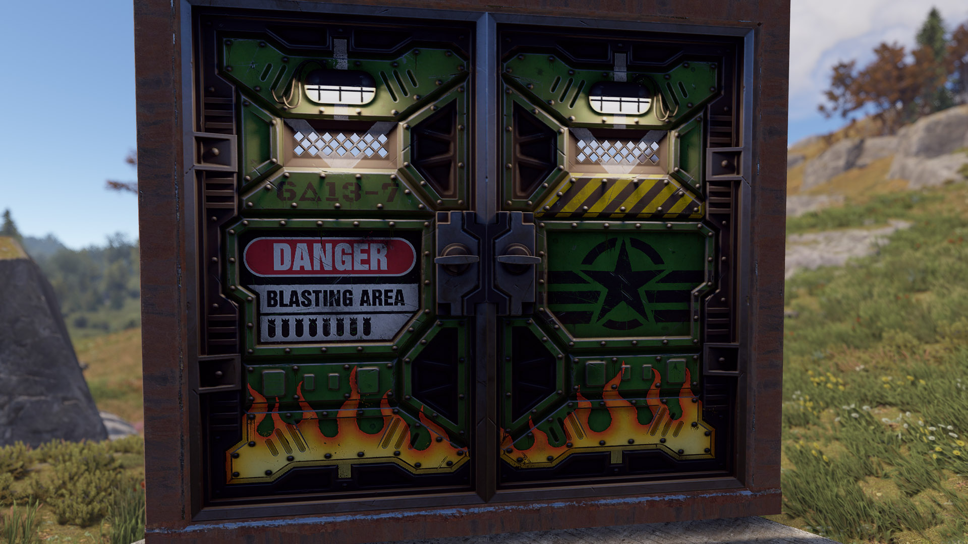 Bombshell Double Armored Door