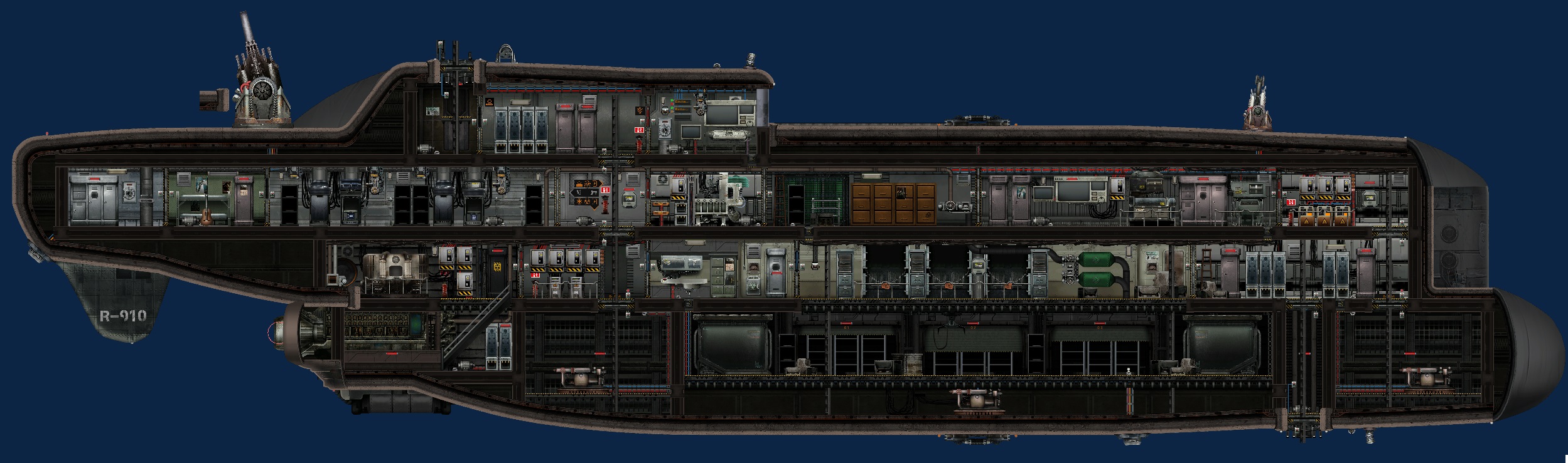 R-910 'Big Rig' – Barotrauma Mod