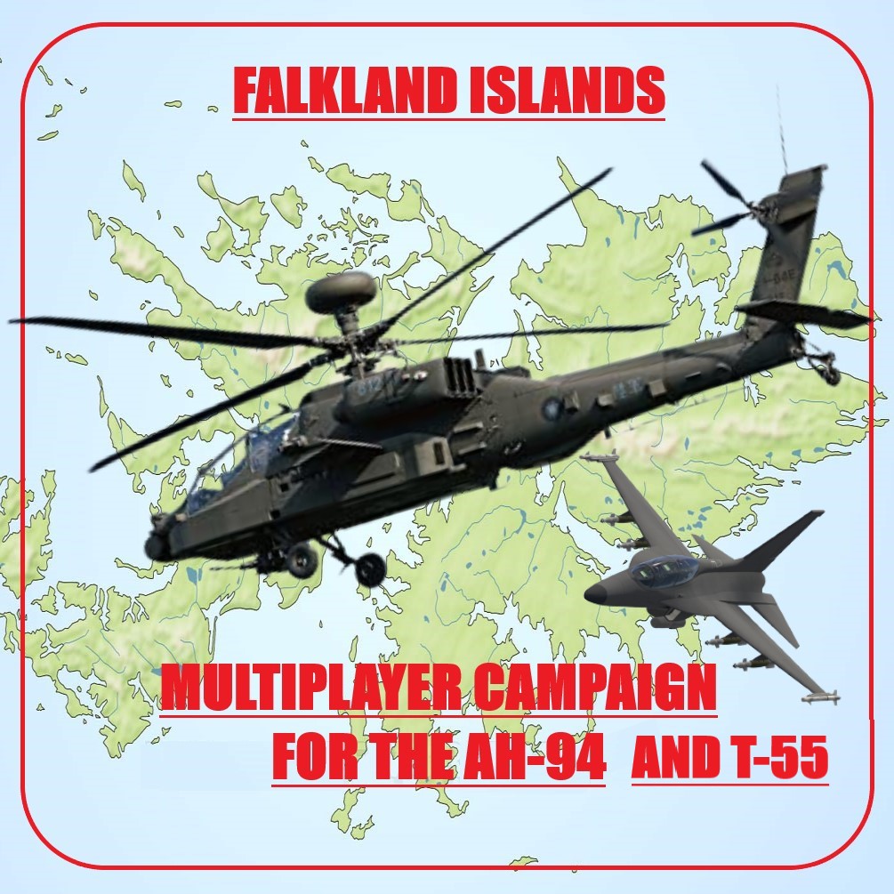 FALKLANDS DEFENCE AH-94 and T-55
