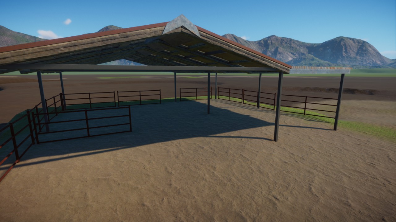 Simple stable building