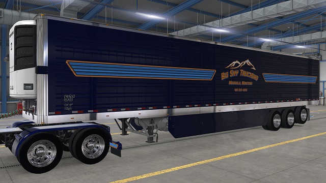Big Sky Trucking SCS Box Trailer Skin Pack