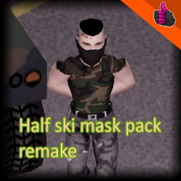 Half ski mask pack remake