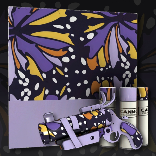 War Paint Butterfly Wrapped