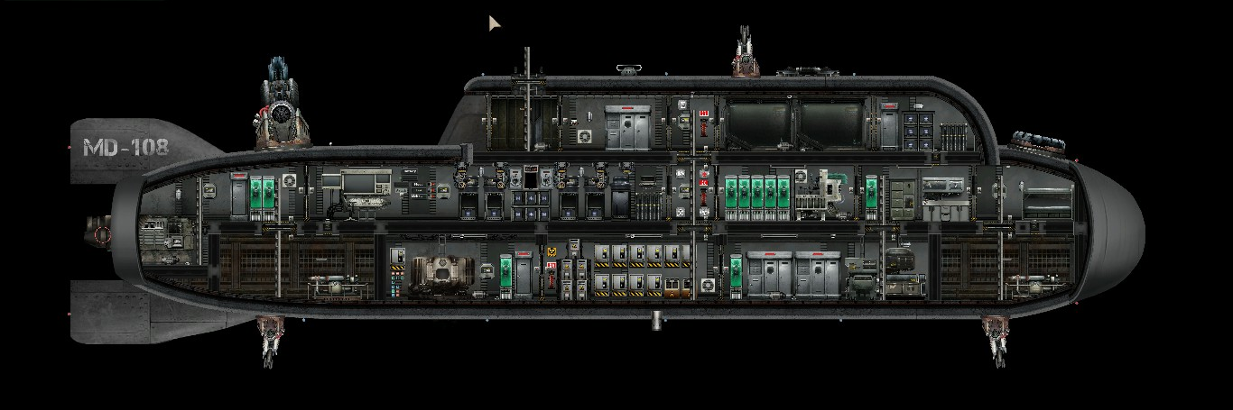 Modified Dugong all tiers – Barotrauma Mod
