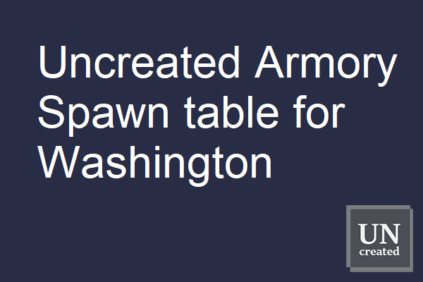 Uncreated Armory Spawntable (Unmaintained) – Unturned Mod