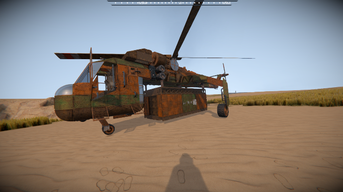 WRK-64 Rusty Crane Heli