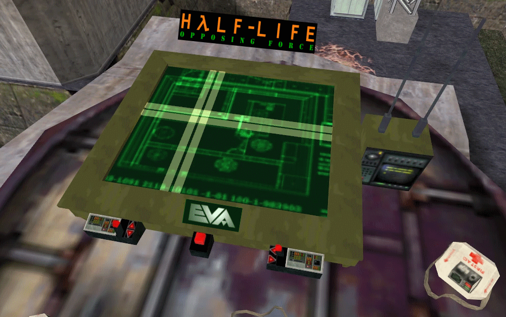 Half-Life: Opposing Force HECU Marine as EVA announcer