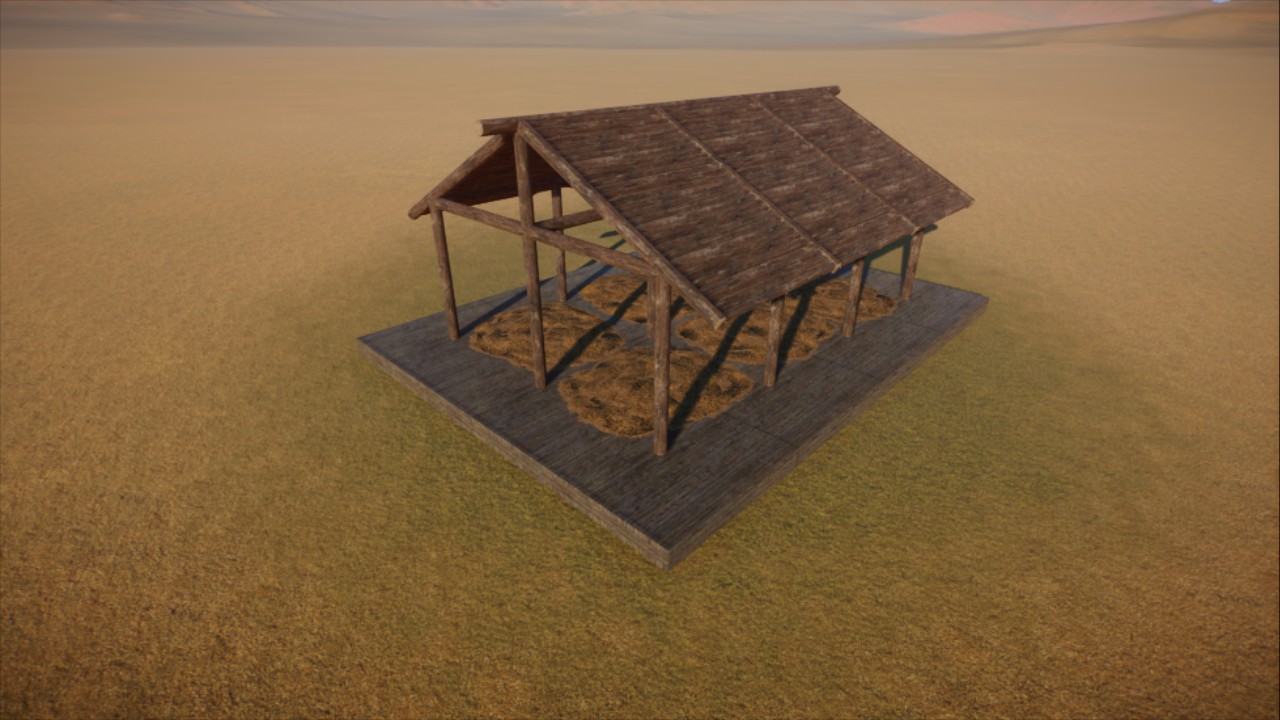 Great Wooden Shelter 8x12