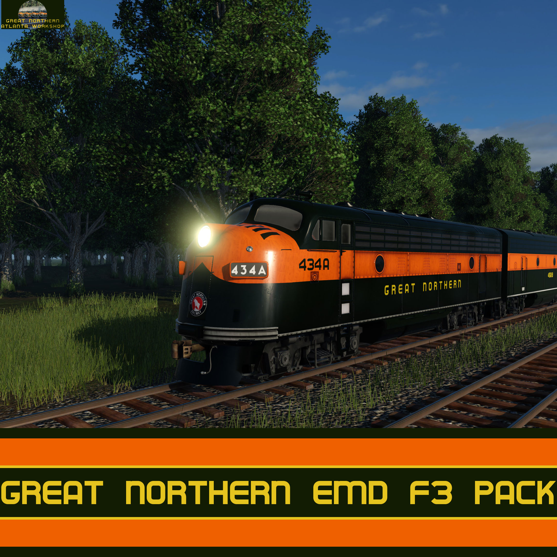 EMD F3 Expansion: Great Northern F3A and F3B Skin Pack