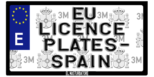 EU Licence Plates - #13 Spain