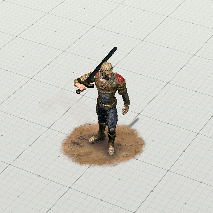 Warrior, Fair Haired [Token]