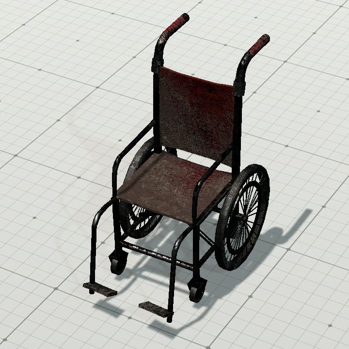 Wheelchair, Rusty