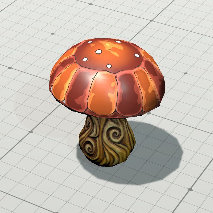 Stylized Mushroom #6