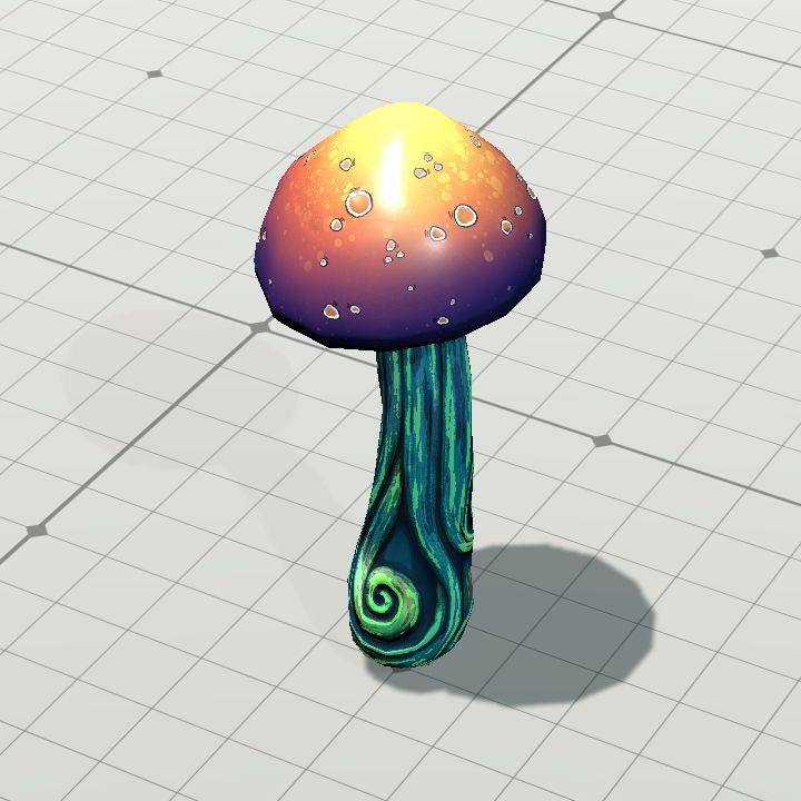 Stylized Mushroom #7