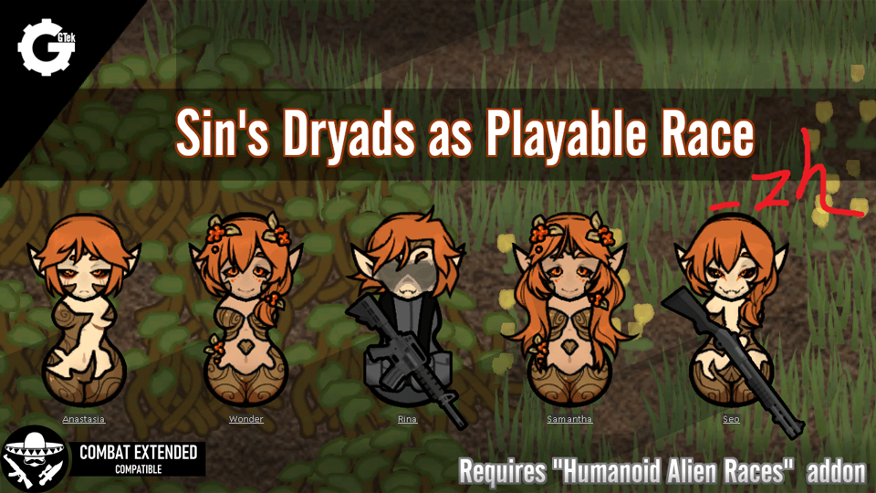 Sin's Dryads as Humanoid Race [HAR]_zh