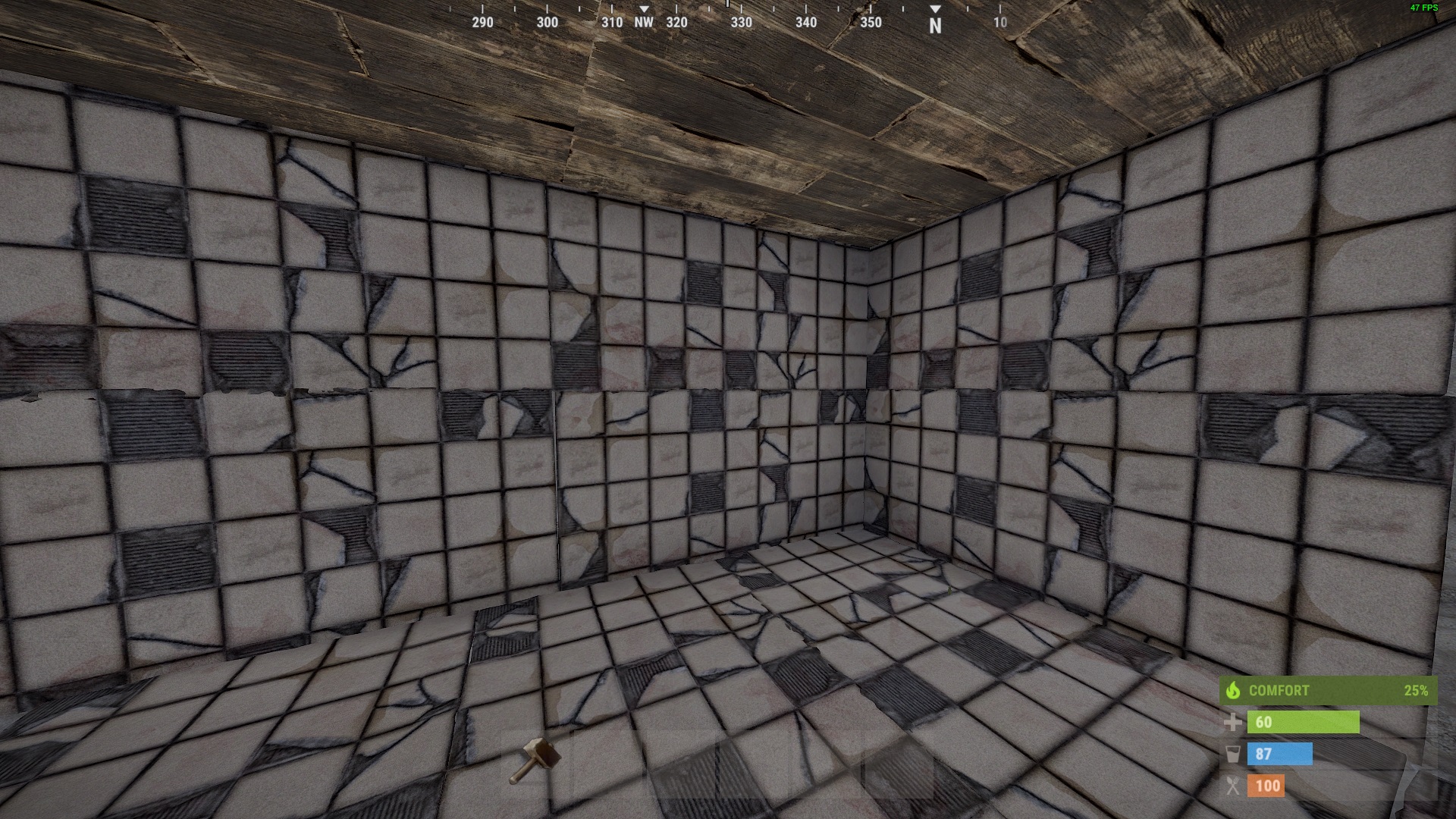 Damaged Tiles Rug