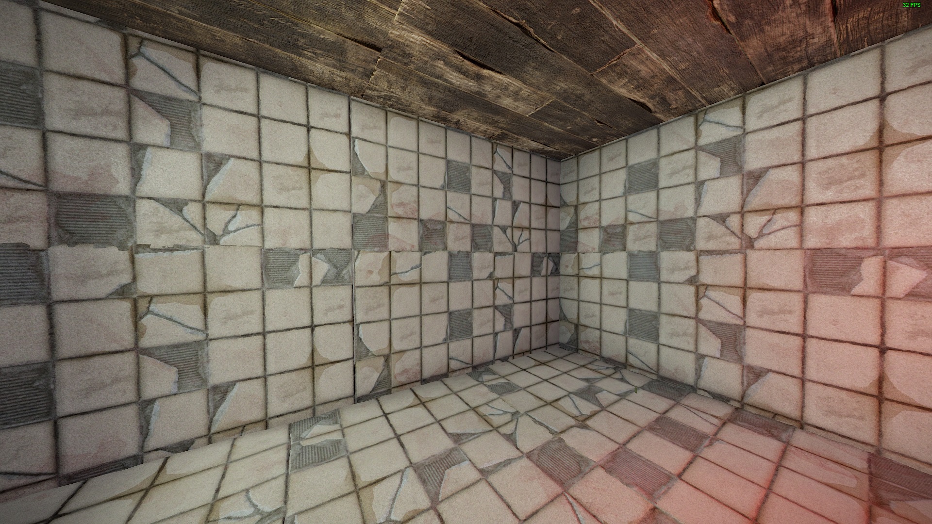 Damaged Tiles Rug