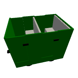 Train Car - Green