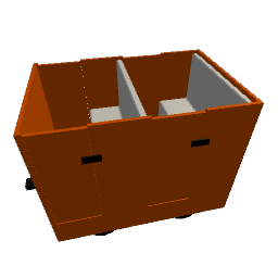 Train Car - Orange
