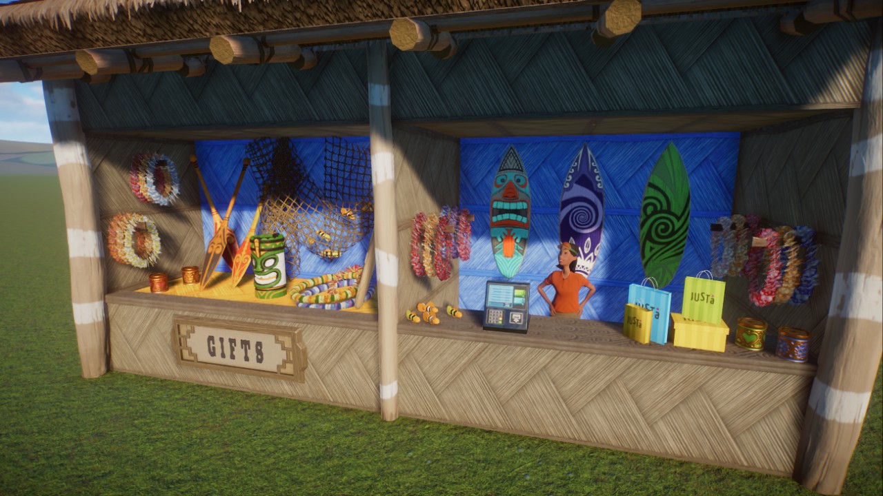 Oceania Gift shop with side display