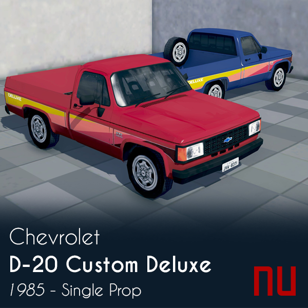 Chevrolet D-20 Deluxe 1985 (Single Prop)
