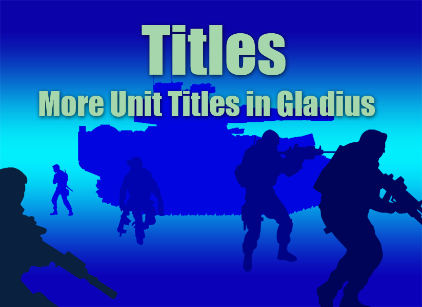 Doc's Unit Titles