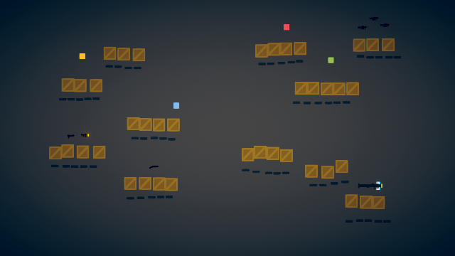 Falling boxes