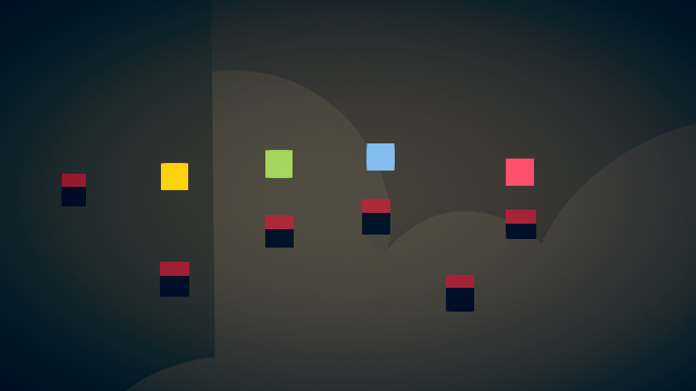 fewer dots