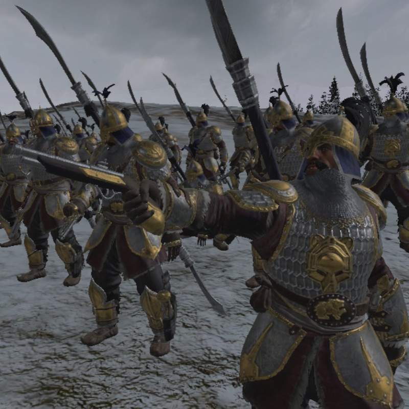 Armoured Kossars (Pistol & Double Sided Sword)