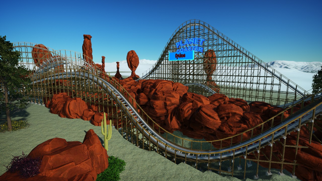 Cyclone ( A wooden coaster)