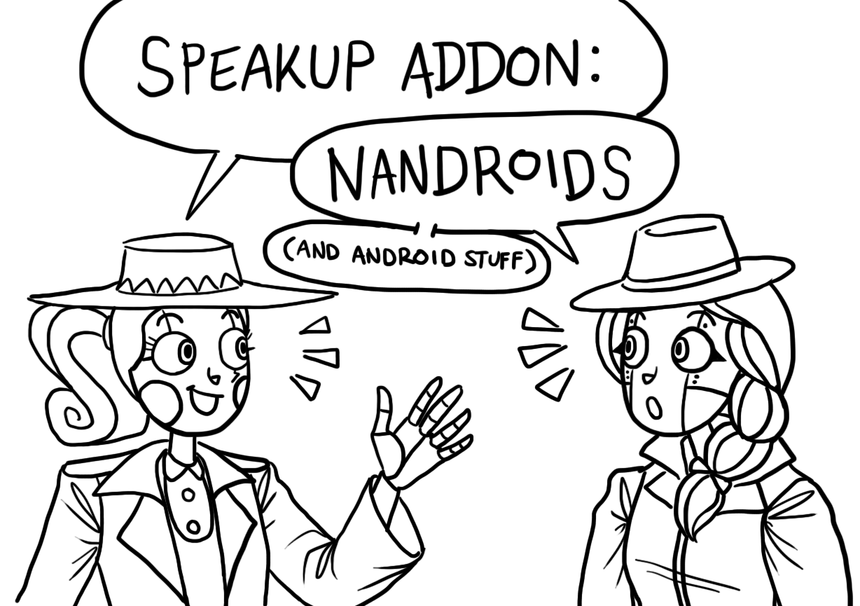 SpeakUp Nandroids mod preview for RimWorld