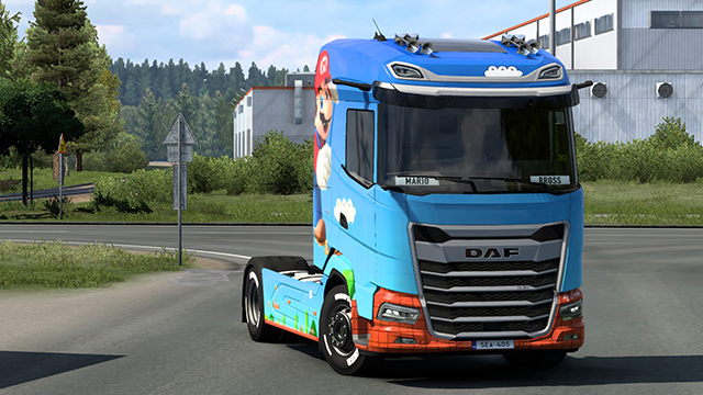 MARIO BROS Paintjob for the DAF XG