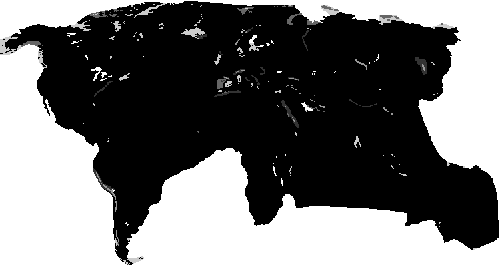 World Map But There Is No Landlocked Seas (Pangea 2.0)